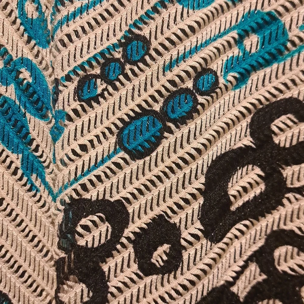 Vince Camuto Beaded Patterned Dress - Picture 4 of 7